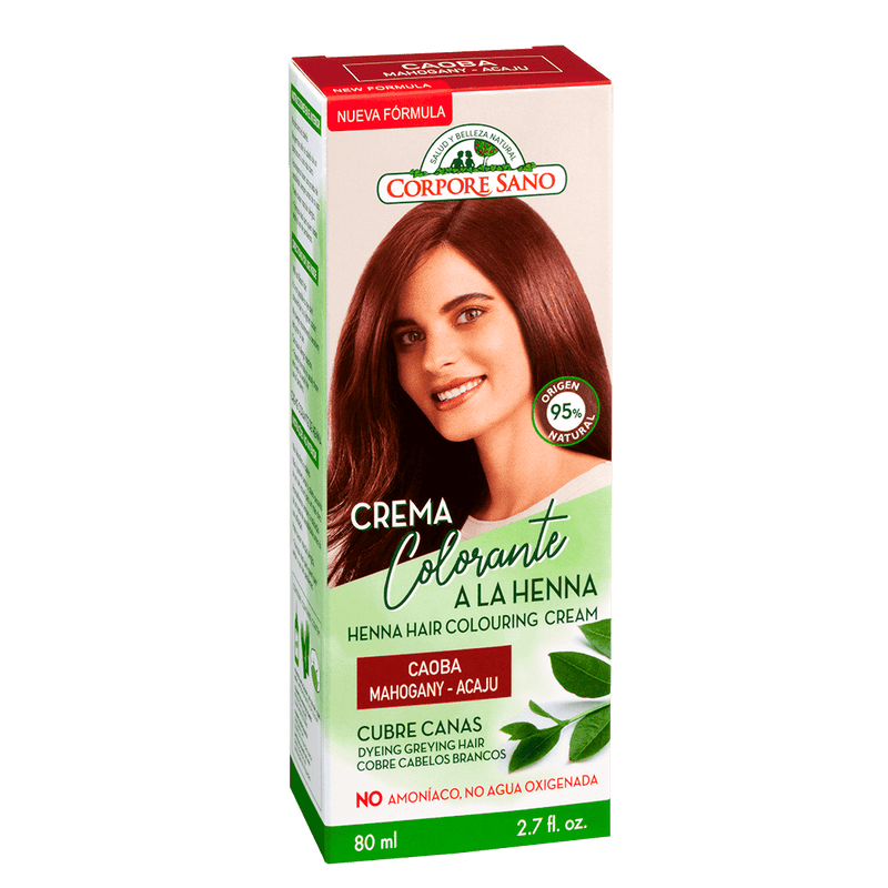 Crema color cubre canas caoba Corpore Sano - Distribuciones Ballester