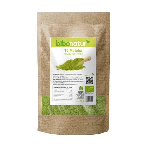 Comprar Té matcha premium en polvo Eco 70 g de polvo (Matcha) Bibonatur |  Naturitas