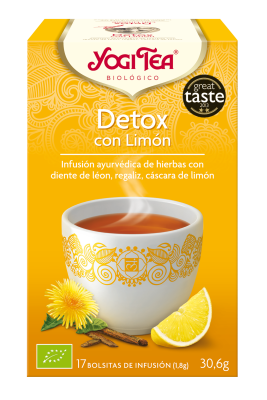 Detox con Limón Yogi tea - Herbolario Akinatura | Alicante y Elche