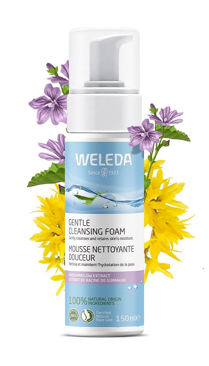 Espuma Limpiadora Suave Weleda limpieza facial