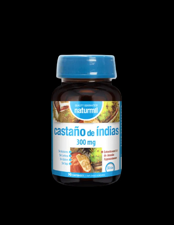 Castaño de indias 300 mg. 90 comprimidos. Naturmil. Dietmed