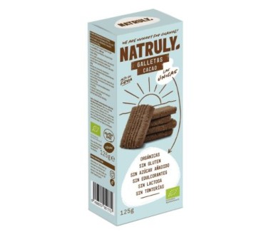 Galletas Sin Azucar Cacao 125Gbio Natruly