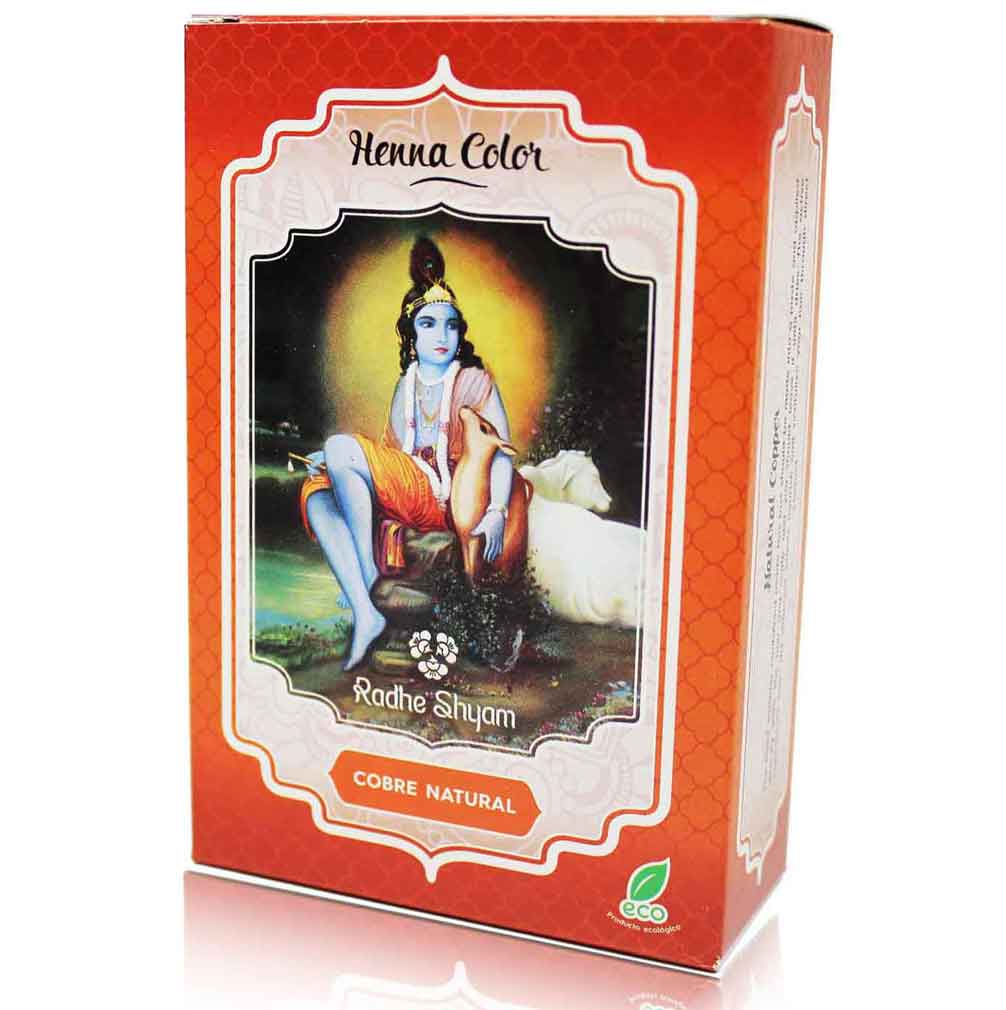 Henna Cobre Natural 100g | Tinte Vegetal Radhe Shyam
