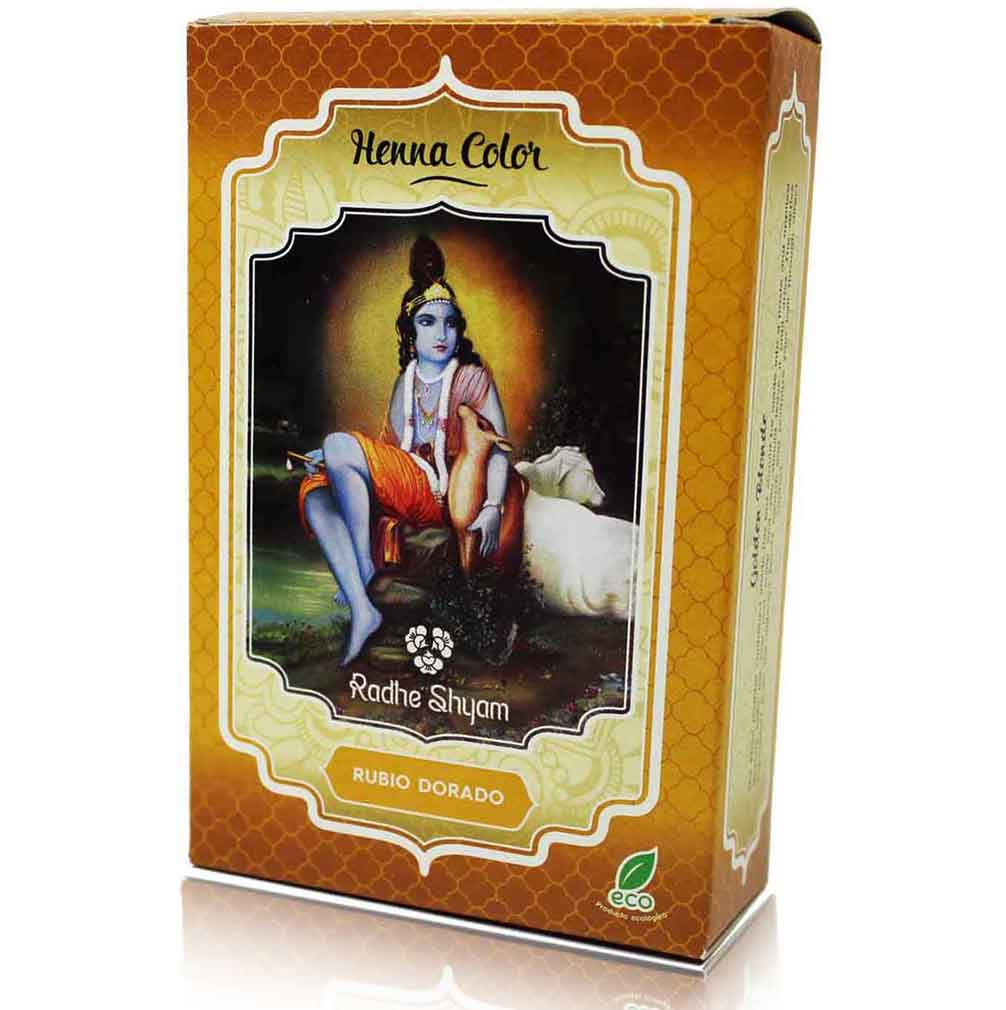 Henna Rubio Dorado 100g | Tinte Vegetal Radhe Shyam