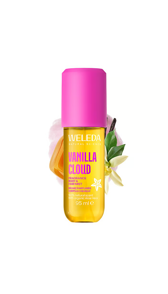 Bruma perfumada cuerpo y cabello Vanilla Cloud 95 ml Weleda
