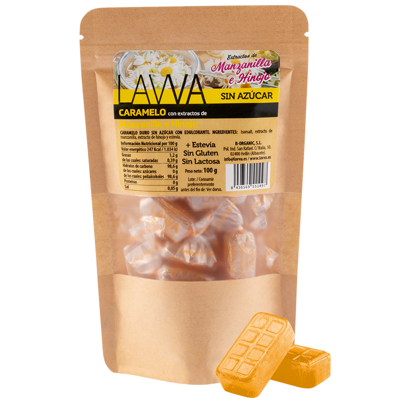 Caramelos de hierbas digestivas con manzanilla e hinojo - LAVVA