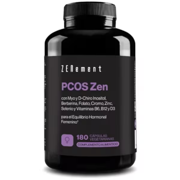 ZENement PCOS Zen con myo-inositol, D-chiro inositol y berberina 180 cápsulas