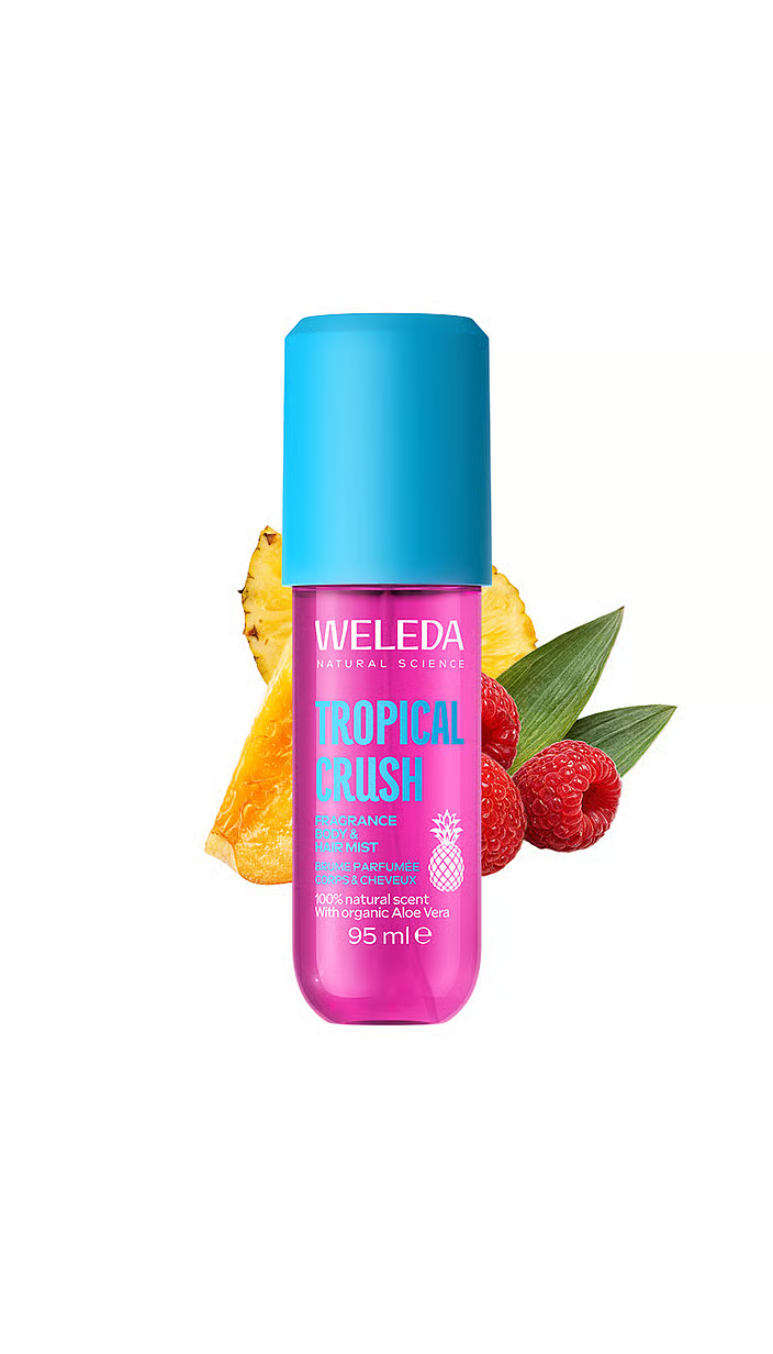 Bruma perfumada cuerpo y cabello Tropical Crush 95 ml Weleda