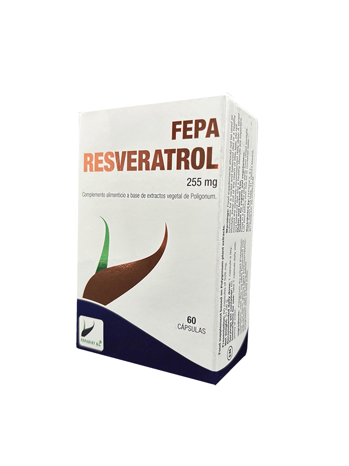 Resveratrol Fepa 60 cápsulas antioxidante natural
