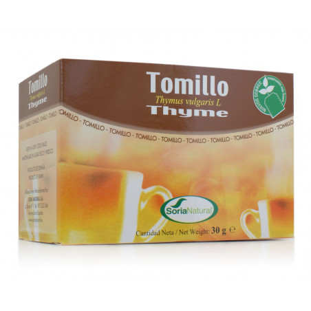 Infusión de tomillo Thymus vulgaris Soria Natural