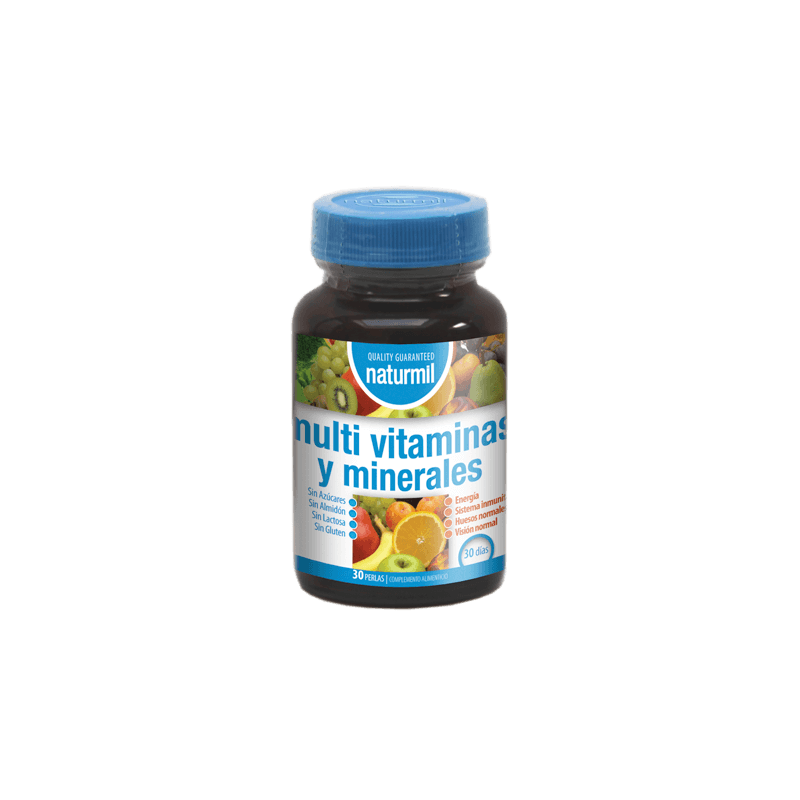 Multivitaminas y Minerales | Naturmil | 30 Perlas | Vitasanis