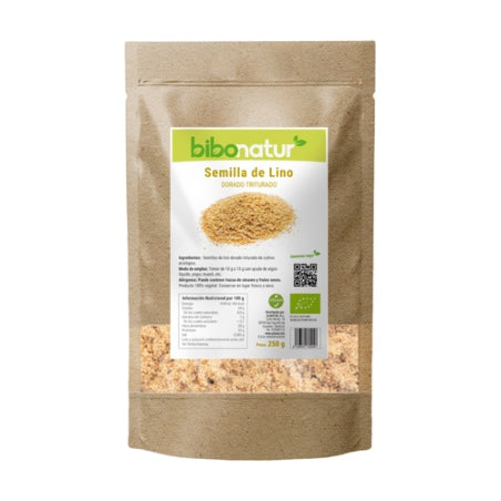 Semillas de Lino Dorado Triturado Eco de Bibonatur