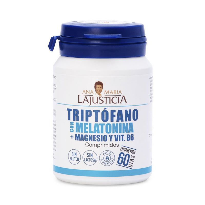 TRIPTOFANO CON MELATONINA + MAGNESIO Y VIT.B6 (60 comp.)