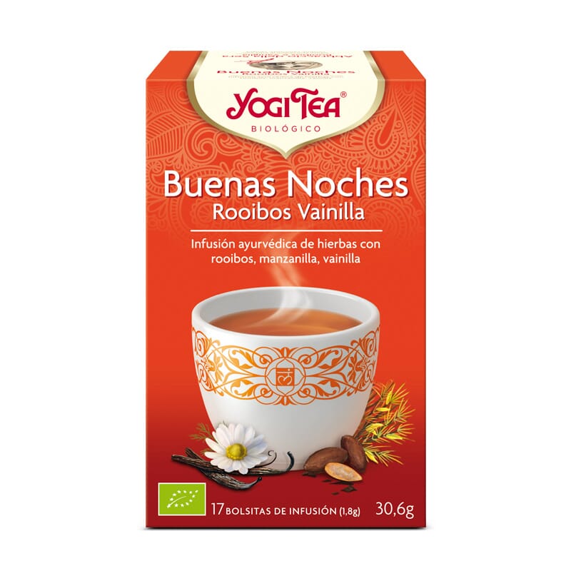 BUENAS NOCHES ROOIBOS VAINILLA BIO 17 Infusiones - YOGI TEA